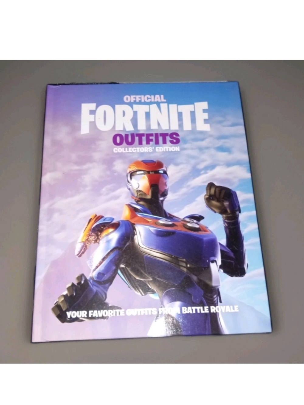 Official Fortnite Outfits Collectors' Edition Book - Blue & Purple Cover